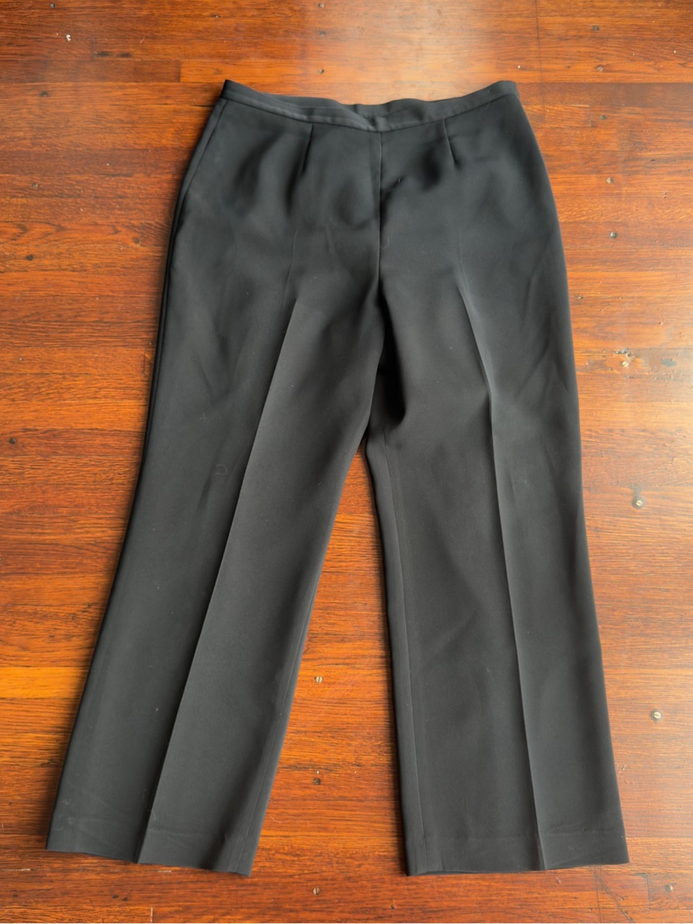 Le Suit Black Straight-Leg Dress‎ Trousers
